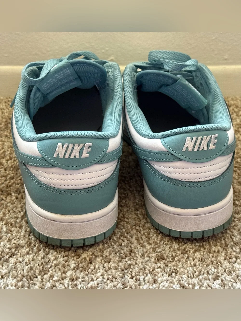 Adult size 9.5 true to size ,  White Low-Top Sneakers - Nike